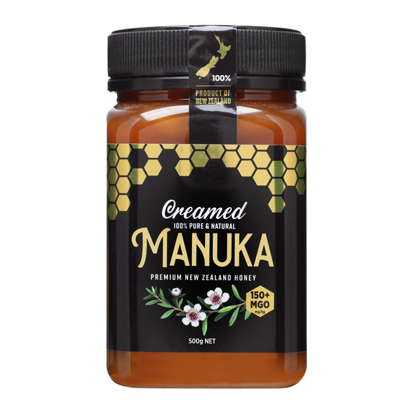 Mt Lyford Honey Creamed Manuka Honey 150+ MGO premium New Zealand Manuka honey in jar